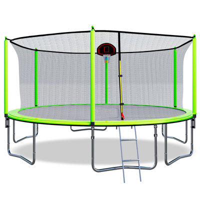 SKYBOUND Round Backyard Trampoline with Safety Enclosure
