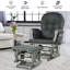 Chaise berçante avec repose-pieds Bahrudin Harriet Bee-630234366-630273719