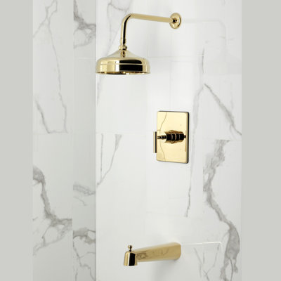 Kingston Brass Manhattan Single-Handle Pressure Balanced Tub And Shower Faucet