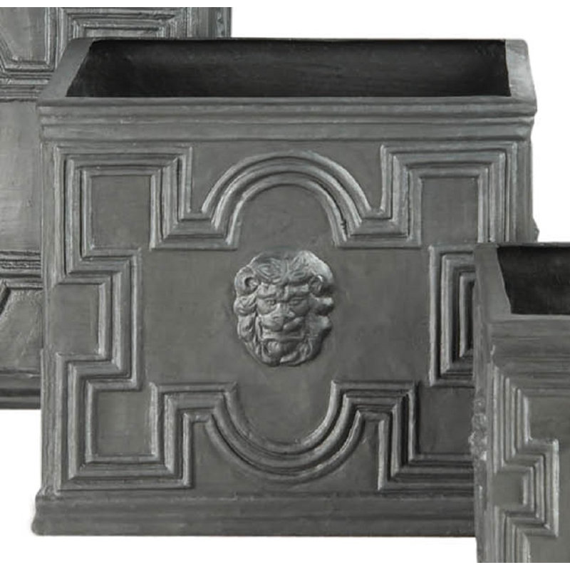 Handmade Pot Planter, Medium, Faux Lead
