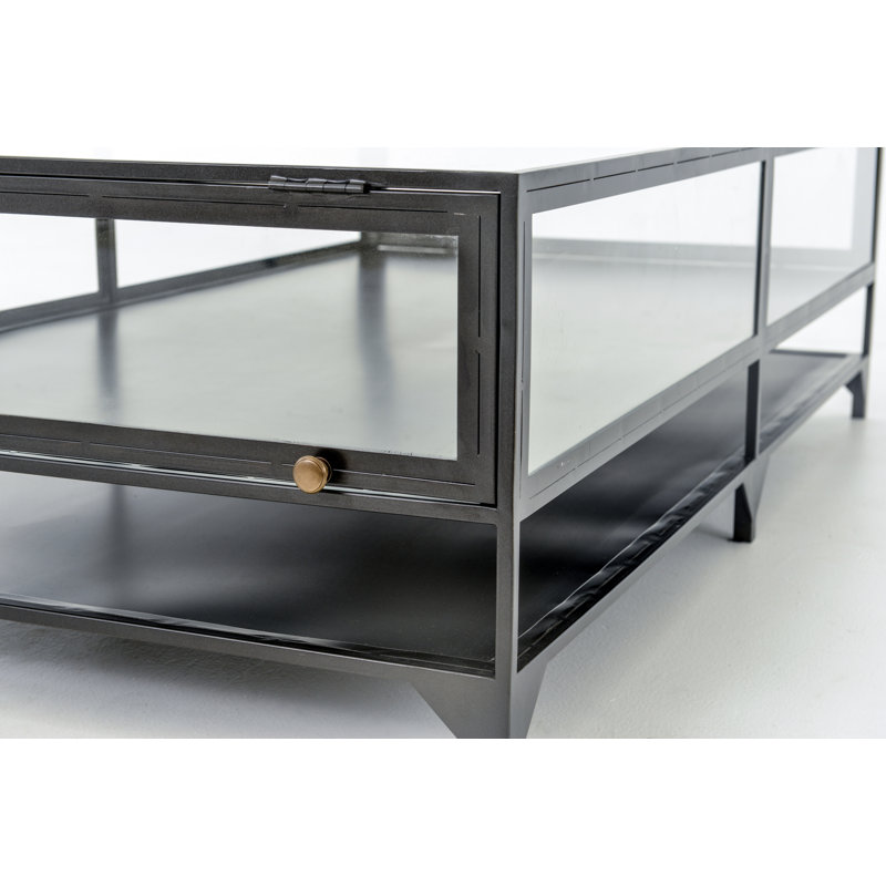 Bayline Glass Top Single Coffee Table