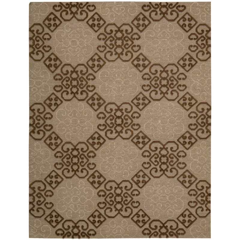 Veney Wool Abstract Indoor Rug, Rectangle 5'6" x 7'5"