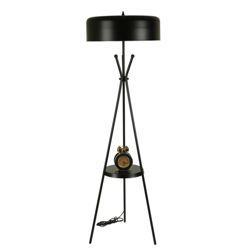 Hueramo 165cm Tripod Floor Lamp, Black