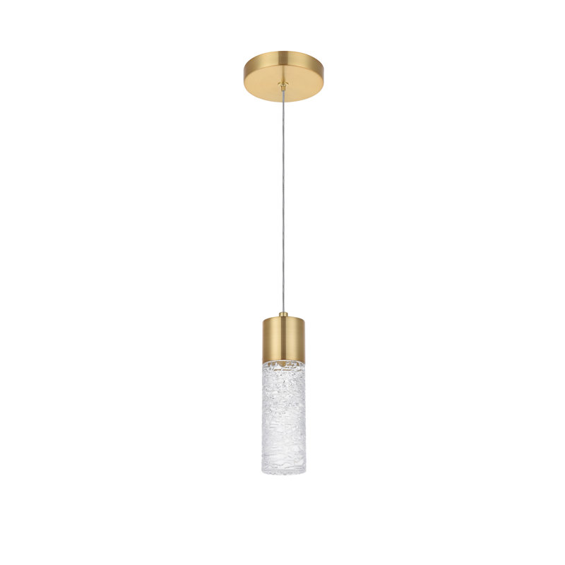 Ailynn 1 - Light LED Pendant, Gold