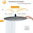 Round Shower Faucet Matte Black Shower System With 12 Inches Rain Shower Head And Handheld Spray