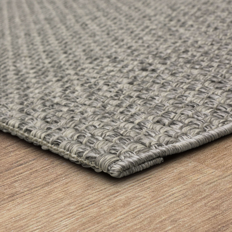 Tapis gris en polypropylène Karastan Rugs Lanai, Rectangle 6 pi 6 po x 9 pi