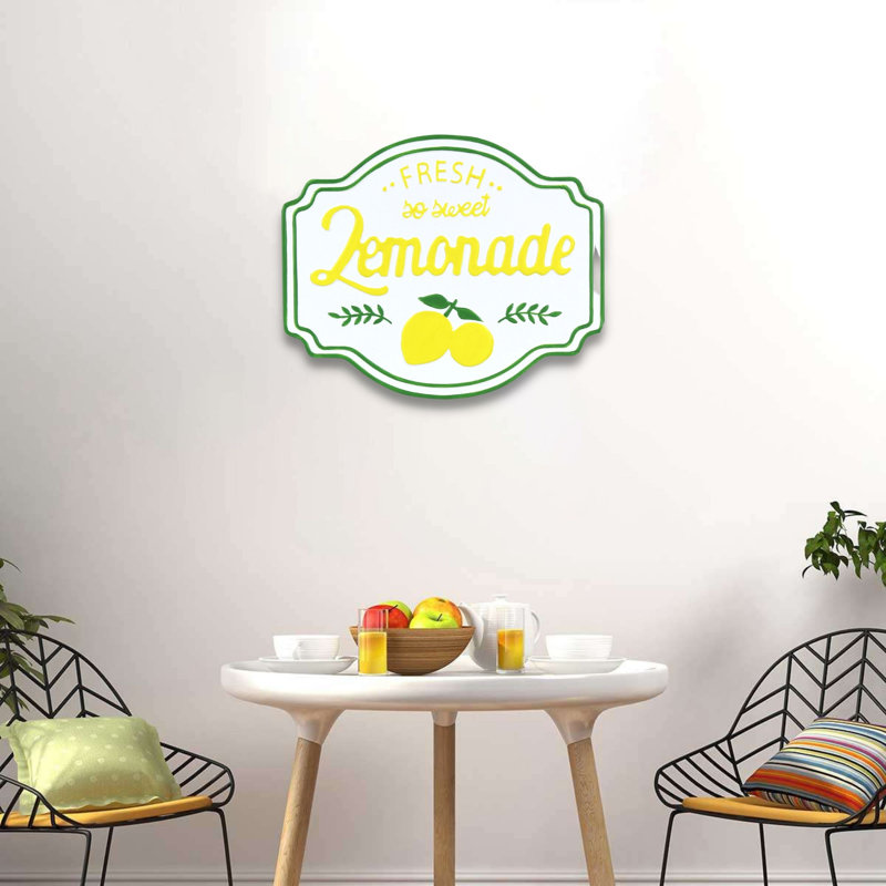 Plaque murale Fresh Lemonade