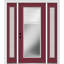 Porte d'entrée pré-suspendue en fibre de verre préfinie lisse-1554564857-1554564858-1554564861