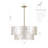 24" 5-Light Scalloped Capiz Shell Drum Chandelier-1842962787
