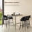 Mid-Century Modern Upholstered Bar Stool with Nailhead Trim -174918215