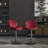 Adjustable Barstools with Back and Footrest,Set of 2-1996575362
