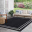 Tapis intérieur / extérieur en chenille tissé à la machine Aubreanna-1976852154