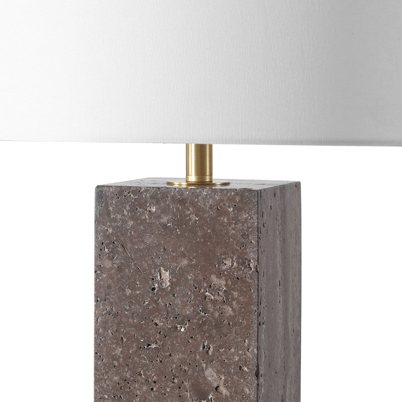 Lampe de table en travertin Vivas