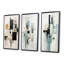 «Yellow Suprematism Geometric Symphony», 3 pièces sur toile-989025325-989025318