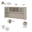 Ensemble de bureau d'ordinateur en L avec huche Magomed-679874590