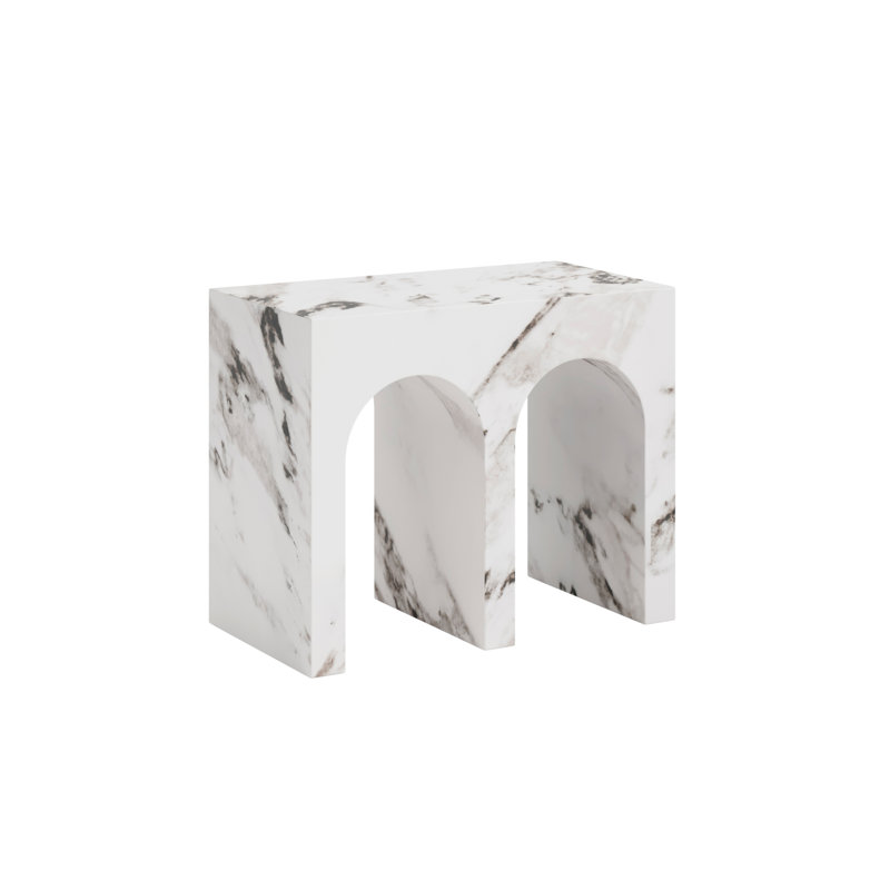 ARCHIE CALACATTA LARGE SIDE TABLE
