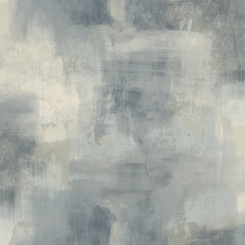 Rouleau de papier peint L 33 pi x l 21 po Aneekha, Bleu