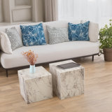 2 Pieces Cube End Table Set