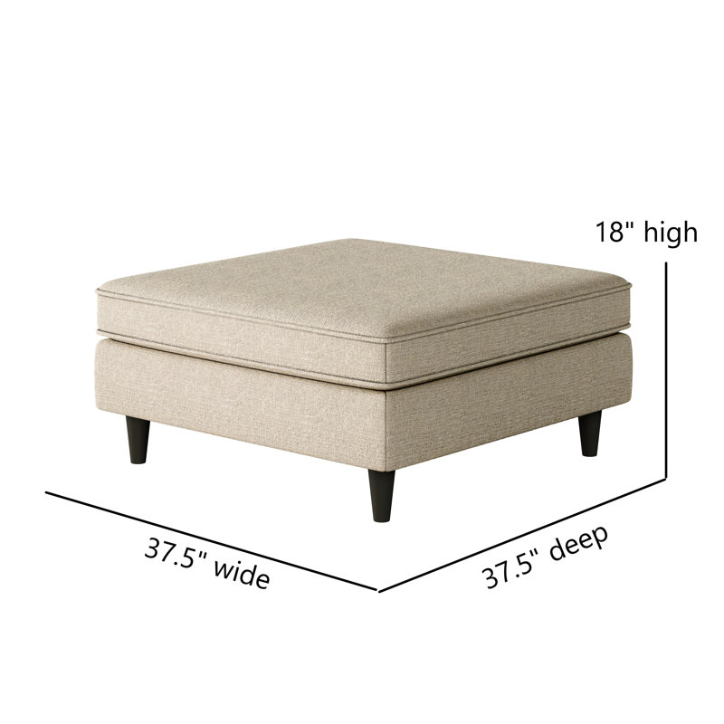 Repose-pieds Classic, Tissus de performance Sugarshack Oatmeal Revolutio