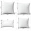 (Couvertures seulement) Ensemble de deux housses de coussin brodées en diamant blanc-875276269-875276264