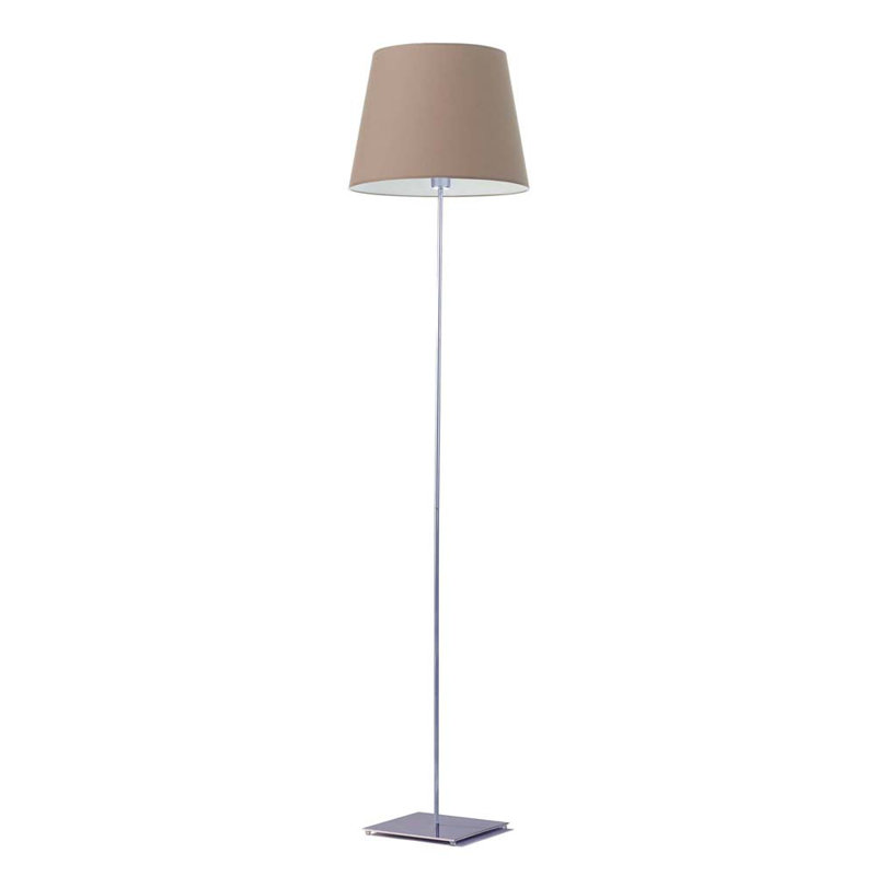 Asauni 162.5cm Traditional Floor Lamp, Silver, Beige