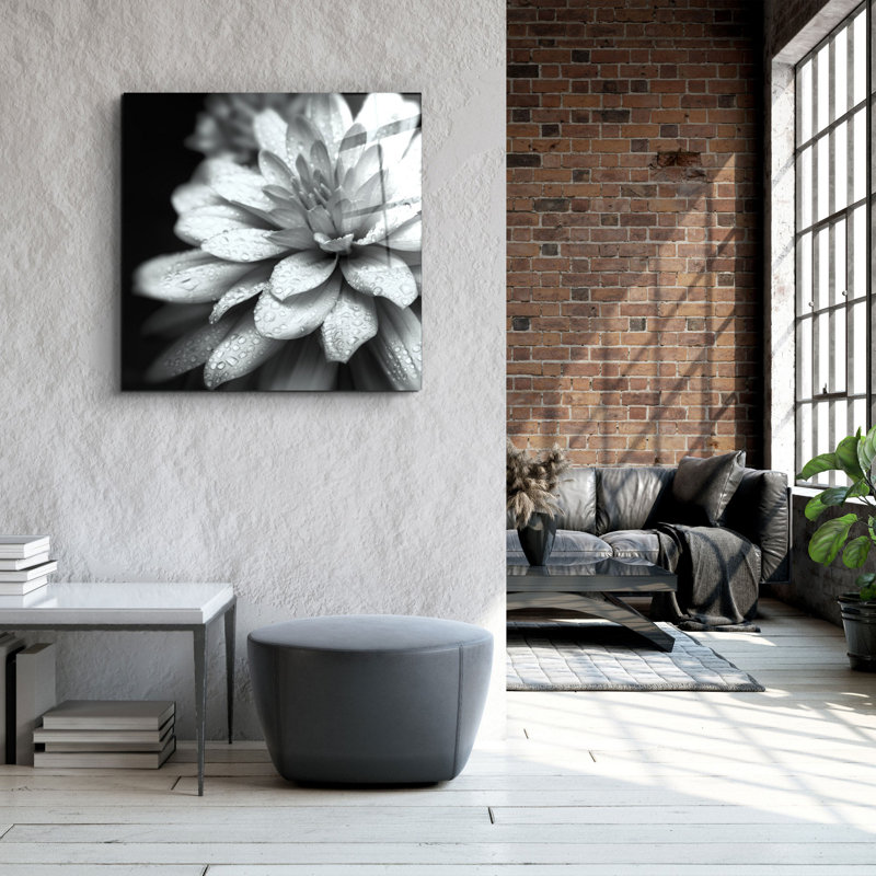 Peinture décorative en verre trempé, H 23,62 po x l 23,62 po