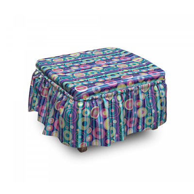 Box Cushion Ottoman Slipcover