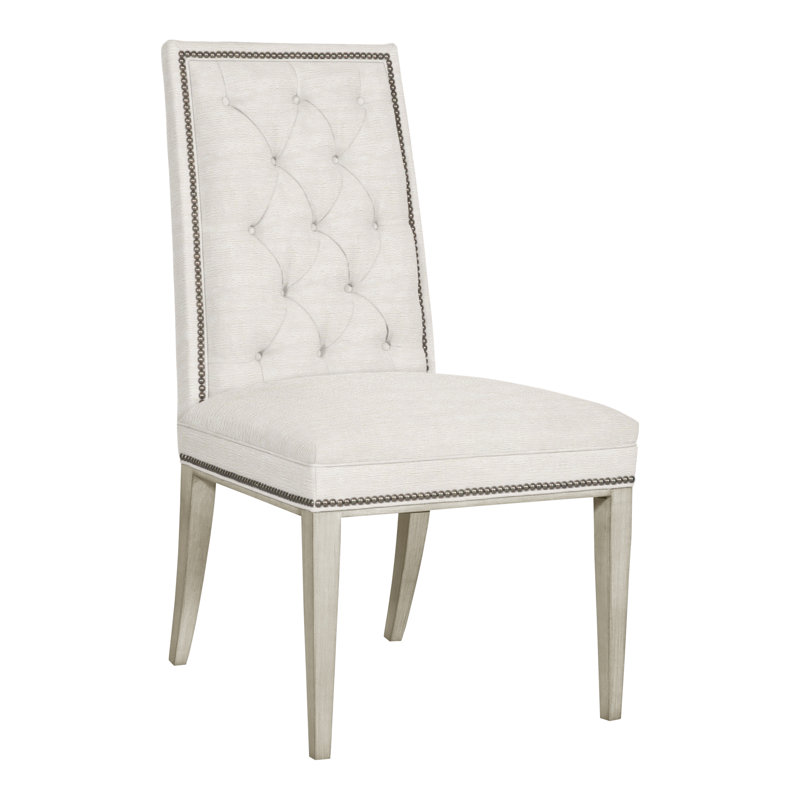 Hanover By Michael Weiss Upholstered Dining Chair, Nadia Parchment, Wrenn, Yes
