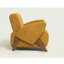 Fauteuil d'appoint en velours-1204670189