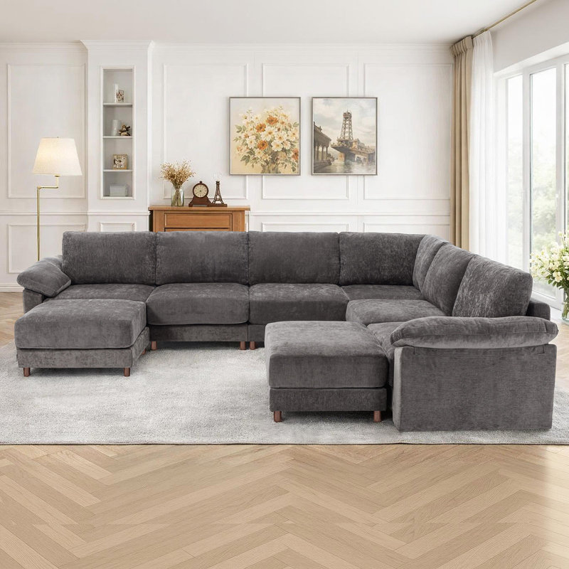 Canapé modulaire moderne pour le salon, Gris chenille