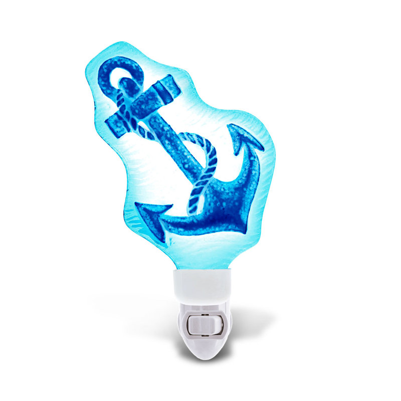 Lampe de chevet en verre