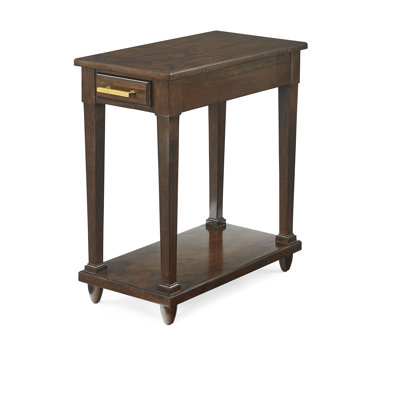 Tuscan Solid Wood End Table with Storage