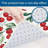 Red Cherry Kitchen Mats, 2 Pack, for Kitchen & Dining Room