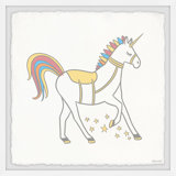 'Coloured Mane And Tail' Framed Print