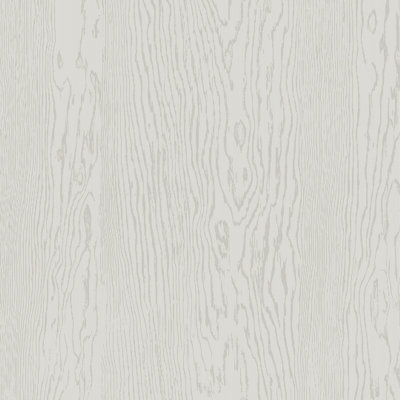 Urban Timber - Gray White Wood Wallpaper