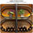 Modern Simple Wall-Mounted Iron Wine Rack