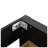 29-Inch Black Chestnut Plywood Bathroom Vanity with Two Drawers and Unfinished Top Surface