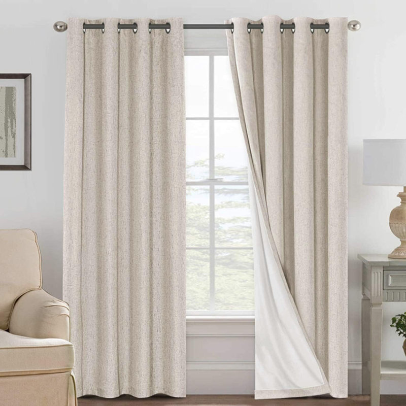 Full Light Blocking Curtains For Bedroom, 52" W x 96" L