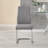 Areza High Gloss Extendable Dining Table Set with 8 Luxury Faux Leather Dining Chairs-1441804148-1466388740