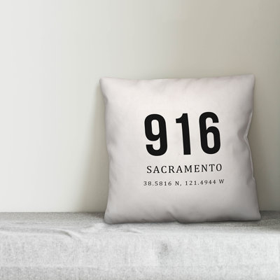 Outdoor Reversible Throw Pillow