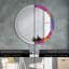 Huldar Glass Flat Wall Mirror