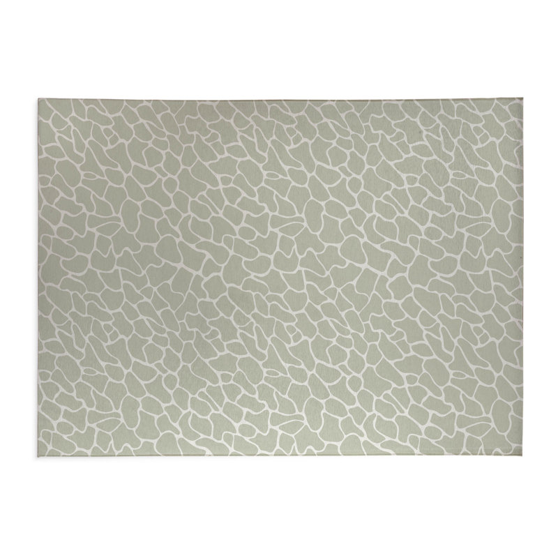 Patch Play Kids Play Mat, Rectangle 3' x 5', Light Green