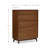 38" W 5-drawer Sutton Walnut Chest (fully assembled)