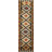 Geometric Wool Oriental Kilim  Runner Rug 3x13