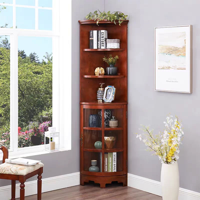 Armoire de coin Retro, 77.17, Noyer