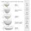 Natural Canvas Set Of 4 Textured Cereal Bowls