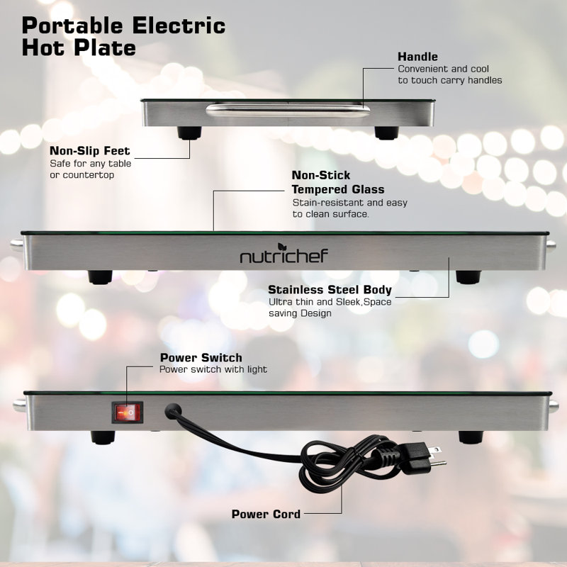 NutriChef Glass Buffet Accessory