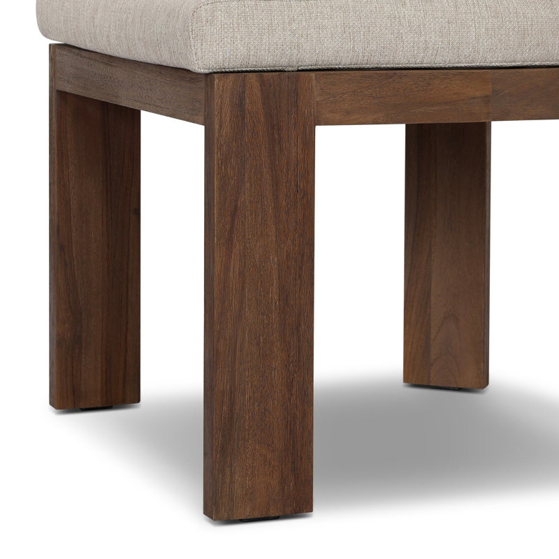 Chaise de salle à manger sans accoudoirs Aarav