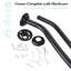 72" Adjustable Curved Fixed Shower Curtain Rod
