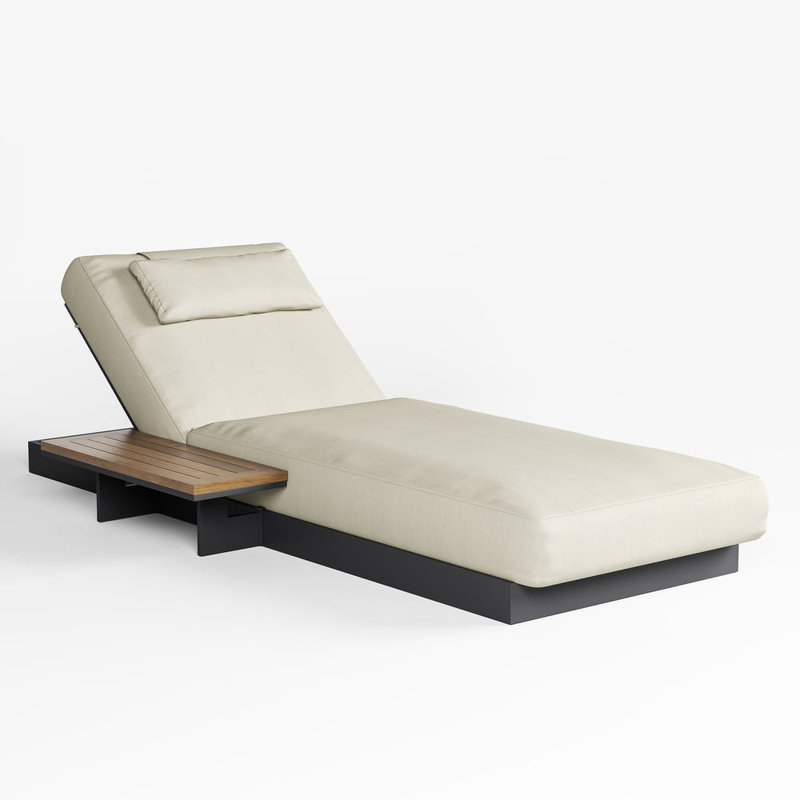 Garden Chair with Cushion, Beige